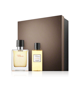 Hermès Terre d'Hermès 50 ml EdT Set mit Hair and Body Shower Gel