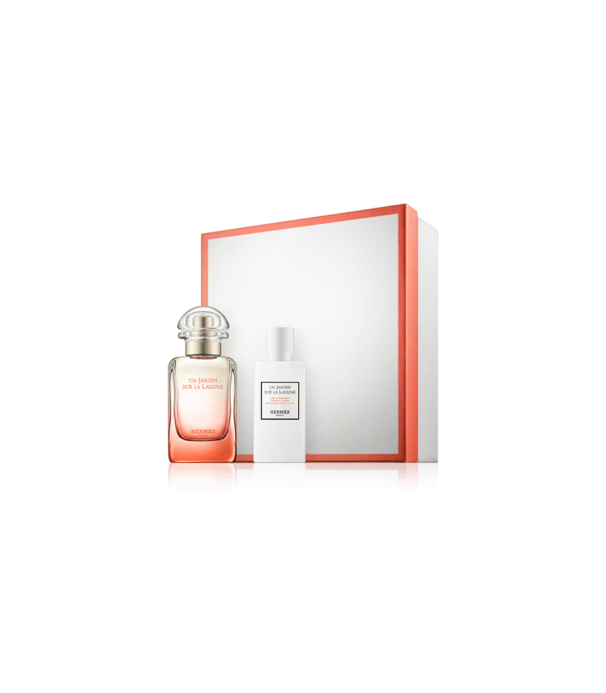 Hermès Un Jardin sur la Lagune 50 ml EdT Set mit Body Lotion