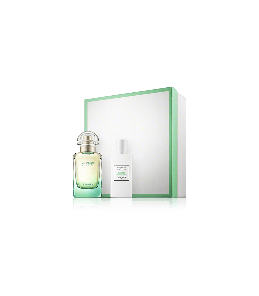 Hermès Un Jardin sur le Nil 50 ml EdT Set mit Body Lotion