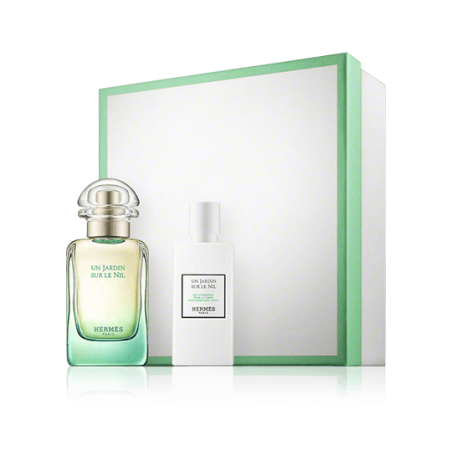 Hermès Un Jardin sur le Nil 50 ml EdT Set mit Body Lotion