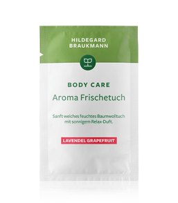Hildegard Braukmann Body Care Aroma Frischetücher Lavendel Grapefruit (10 Stück)