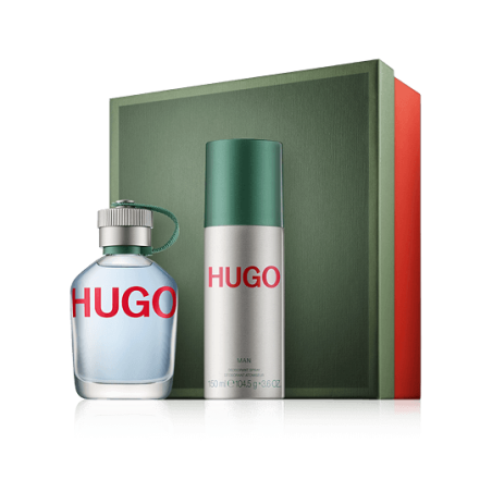 Hugo Boss HUGO 75 ml EdT Set mit Deodorant Spray