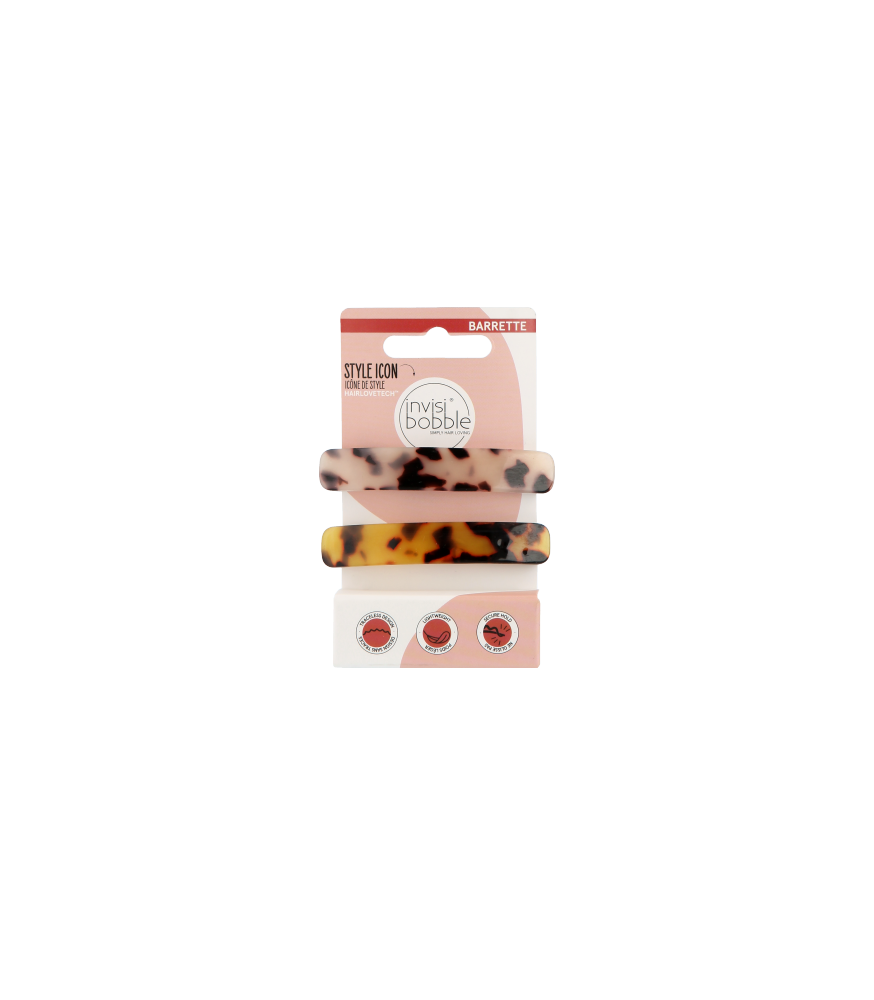 Invisibobble Barrette Havana Mama (2 Stück)