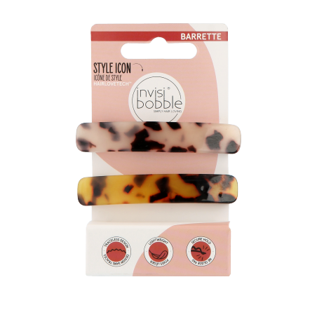 Invisibobble Barrette Havana Mama (2 Stück)