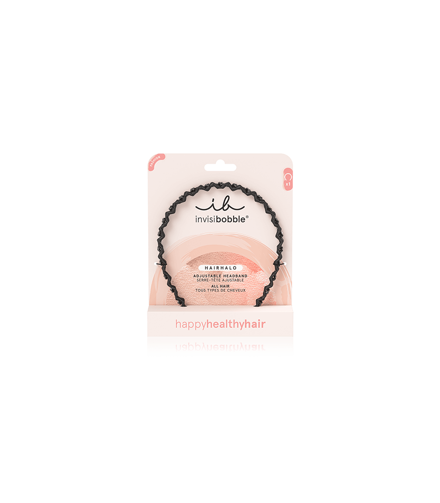 Invisibobble Hairhalo Black Sparkle