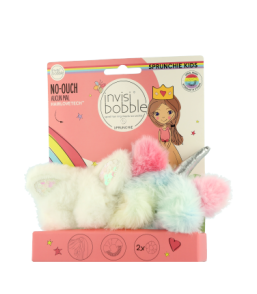 Invisibobble Kids Haargummi-Ring für Kinder Bunnycorn (2 Stück)