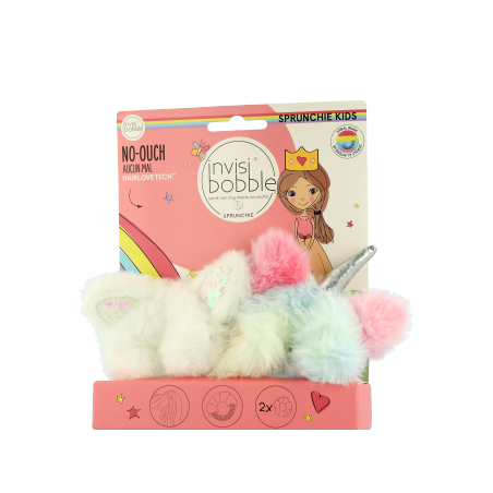 Invisibobble Kids Haargummi-Ring für Kinder Bunnycorn (2 Stück)