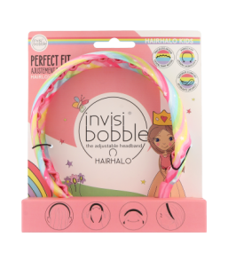 Invisibobble Kids verstellbares Kopfband für Kinder Rainbow Crown