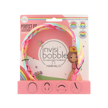 Invisibobble Kids verstellbares Kopfband für Kinder Rainbow Crown