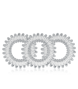 Invisibobble Original Spiral-Haargummi Crystal Clear (3 Stück)
