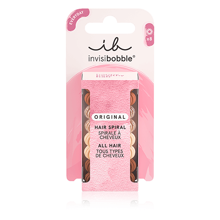 Invisibobble Original Spiral-Haargummi Cafe au Lait (8 Stück)