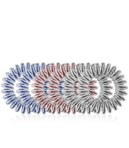 Invisibobble Power Haargummi-Ring mit gestärkter Spiralform Be Visible (6 Stück)