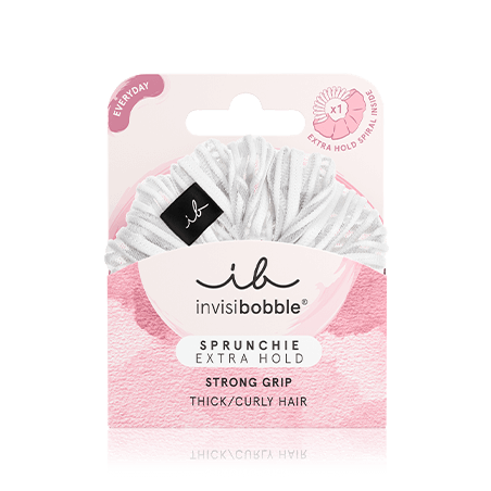 Invisibobble Sprunchie Extra Hold Pure White